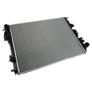 Crown Automotive Radiator, 1 Core Row, Natural Aluminum Core with Natural Black Plastic Tanks – 68268607AA