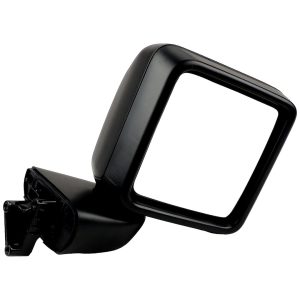 Crown Automotive Exterior Mirror, Single, Black, Electric, Manual Foldaway, With Heated Mirrors, Without Turn Signal Indicators – 68281890AE