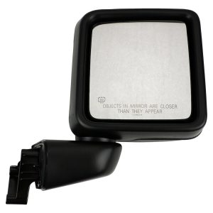 Crown Automotive Exterior Mirror, Single, Black, Electric, Manual Foldaway, With Heated Mirrors, Without Turn Signal Indicators – 68281890AE