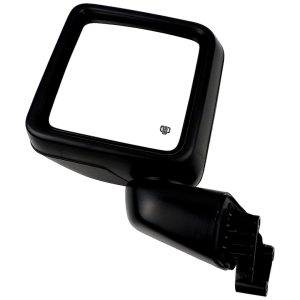 Crown Automotive Exterior Mirror, Single, Black, Electric, Manual Foldaway, With Heated Mirrors, Without Turn Signal Indicators – 68281891AE