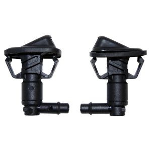 Crown Automotive Windshield Washer Nozzle, Black, Plastic, Set of 2 – 68293025K