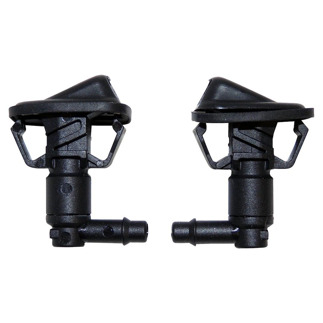 Crown Automotive Windshield Washer Nozzle, Black, Plastic, Set of 2 – 68293025K