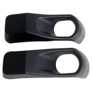 Crown Automotive Driving/ Fog Light Trim, Painted, Plastic, Black, With Steel Front Bumper – 68295558K