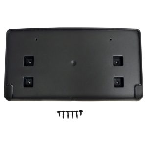 Crown Automotive License Plate Bracket, Black, Plastic/Steel, With Hardware – 68295610AA