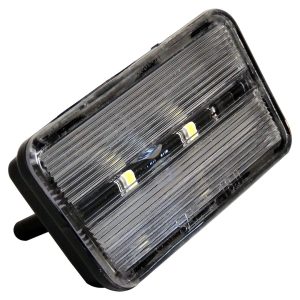 Crown Automotive License Plate Light, Black Housing, Clear, Plastic – 68310837AA
