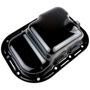 Crown Automotive Oil Pan, Without Windage Tray, Without Baffle, Black, Steel, With Drain Plug – 68313584AC