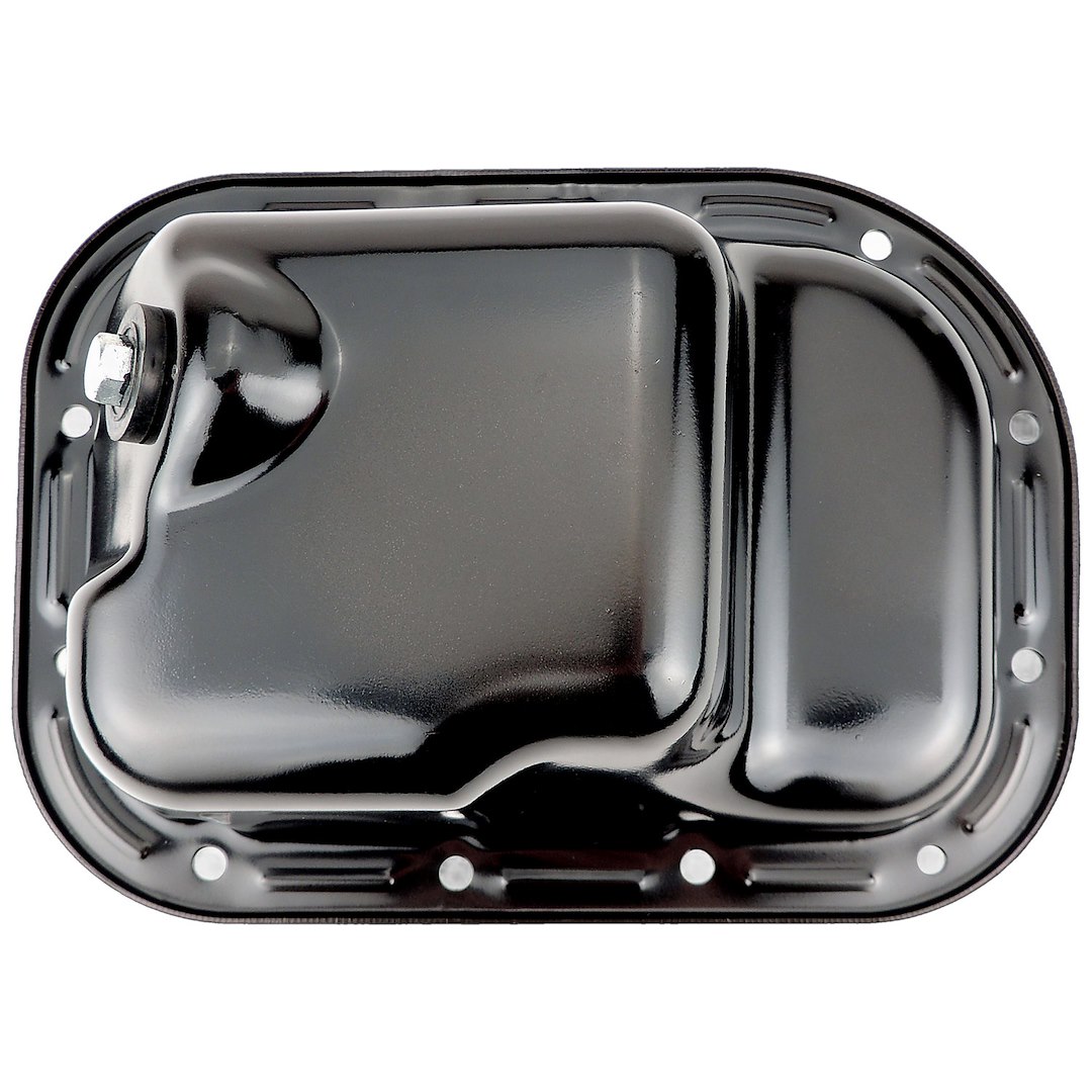 Crown Automotive Oil Pan, Without Windage Tray, Without Baffle, Black, Steel, With Drain Plug – 68313584AC