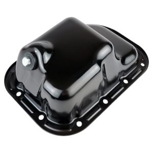 Crown Automotive Oil Pan, Without Windage Tray, Without Baffle, Black, Steel, With Drain Plug – 68313584AC