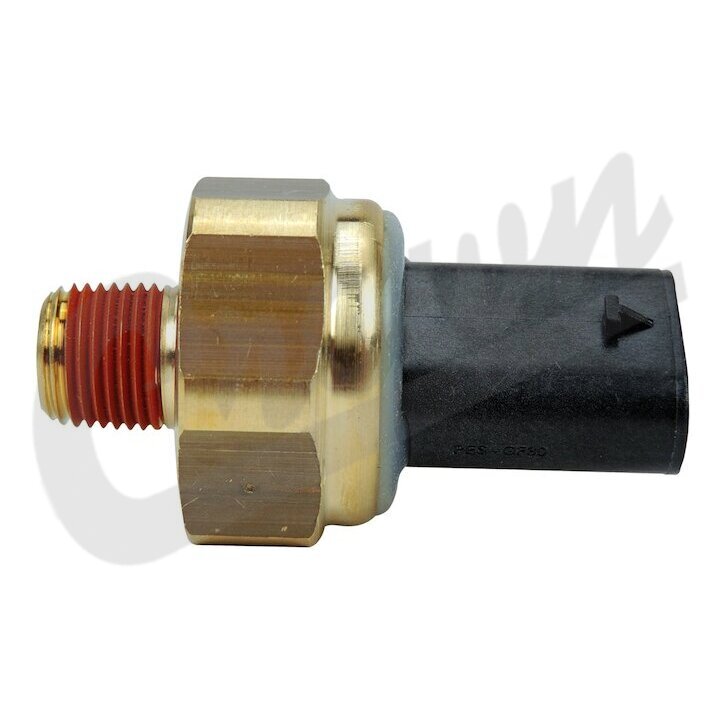 Crown Automotive Oil Pressure Sensor, Black/ Gold, Brass/ Plastic – 68334877AA