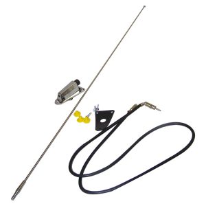 Crown Automotive Antenna, Radio, OEM Replacement, Chrome, Steel – 8127842K