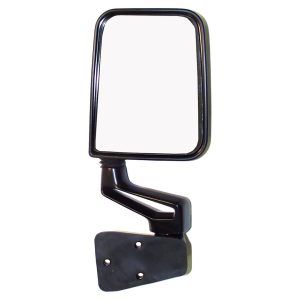 Crown Automotive Exterior Mirror, OEM Replacement, Single, Black, Manual Type, Foldaway, Without Heated Mirrors – 82201772