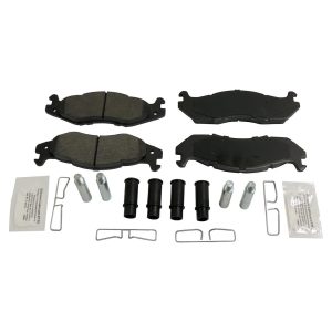 Crown Automotive Brake Pad, Titanium Pad Material, With Caliper Bushings/ Clips/ Bolts, Set of 4 – 83501167MK