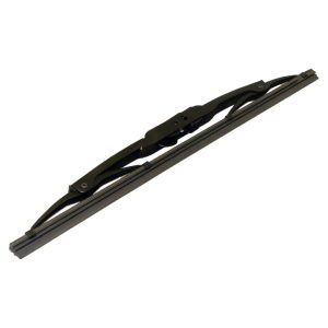 Crown Automotive Windshield Wiper Blade, 12 Inch Length, Single Blade, Without Spoiler, Black, Standard Duty – 83505425