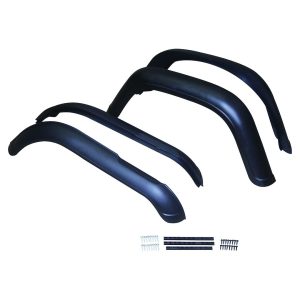 Crown Automotive Fender Flare, Black, With 4 Flares/ Installation Hardware, Modification to Rear Flares Is Necessary – 8997109CJ8