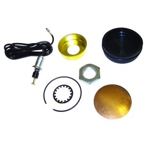 Crown Automotive Horn Button, For Jeep OEM Steering Wheels, Wired Assembly – 927416K