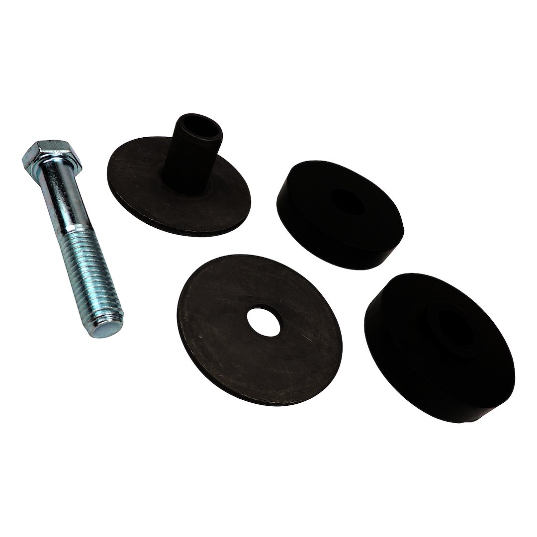Crown Automotive Grille Mount Bushing, Black, Rubber, With Retainer/ Washer/ Bolt – 971669K