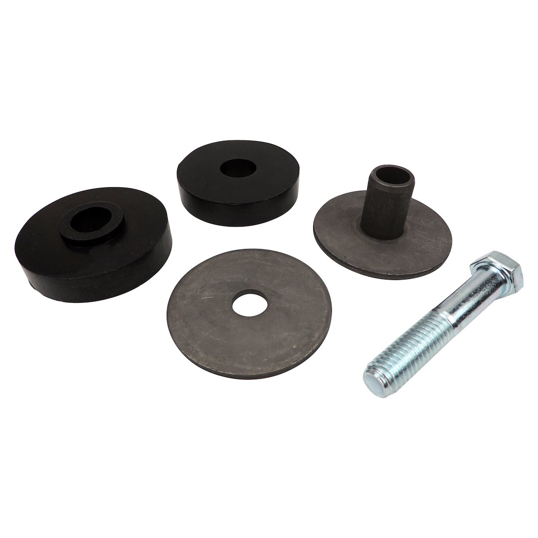 Crown Automotive Grille Mount Bushing, Black, Rubber, With Retainer/ Washer/ Bolt – 971669K