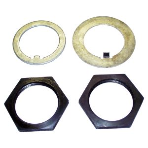 Crown Automotive Spindle Nut, Standard Hex Nut, With 2 Spindle Nuts/ Washers – A867K
