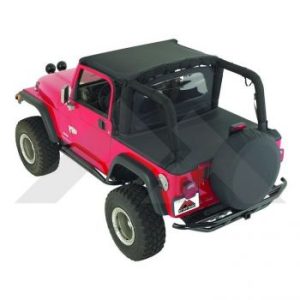 Crown Automotive Cab Cover, Rt Off-Road, Covers Beach Topper/ Windbreaker/ Tonneau Cover, Black, Denim – CA10115