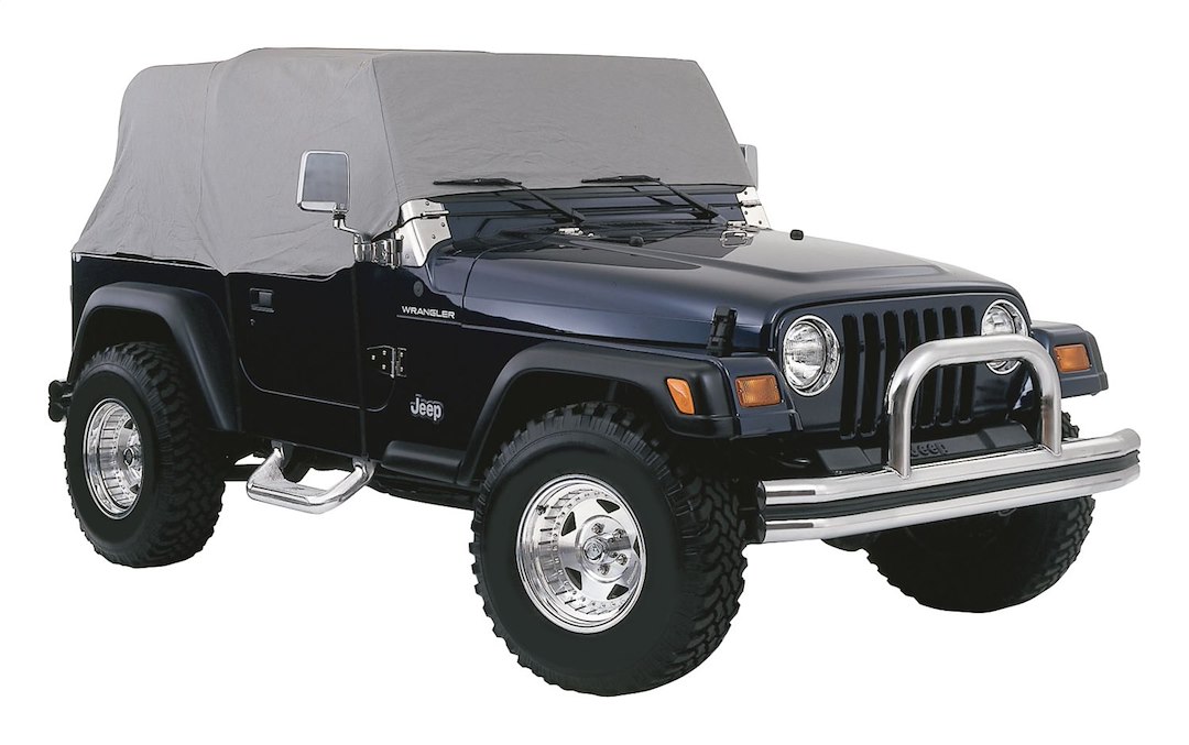 Crown Automotive Car Cover, Water Resistant, Gray, 3 Layer, Without Antenna Pocket, Without Mirror Pockets – CC10109