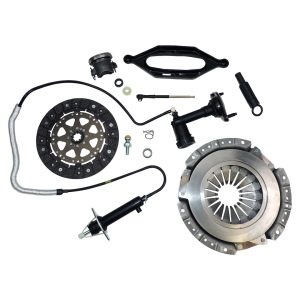 Crown Automotive Clutch Set, Diaphragm, Single Disc, Semi-Metallic, Full Face Design/ Solid Hub Bottom Disc – CMK15