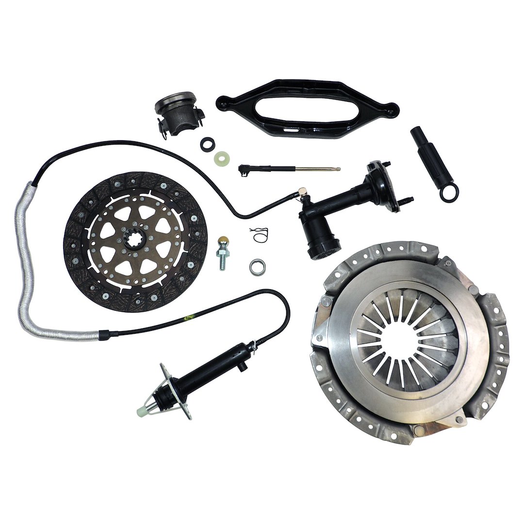 Crown Automotive Clutch Set, Diaphragm, Single Disc, Semi-Metallic, Full Face Design/ Solid Hub Bottom Disc – CMK15