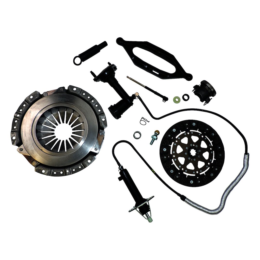 Crown Automotive Clutch Set, Diaphragm, Single Disc, Semi-Metallic, Full Face Design/ Solid Hub Bottom Disc – CMK15