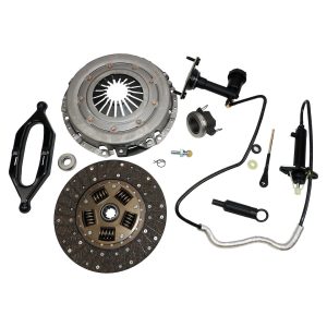 Crown Automotive Clutch Set, Diaphragm, Single Disc, Semi-Metallic, Full Face Design/ Sprung Hub – CMK17