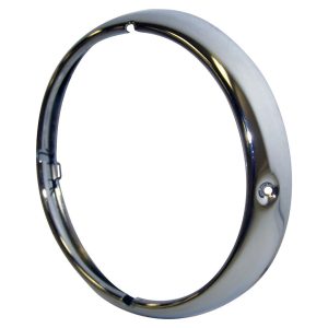 Crown Automotive Headlight Bezel, Chrome, Metal, Single – J0649518