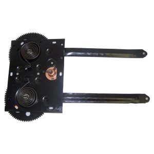 Crown Automotive Window Regulator, Manual Window, Black/ Silver, Plastic – J0974016