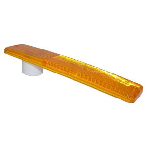 Crown Automotive Side Marker Light Lens, Mounts to Fender, Amber Lens, Single – J0994020