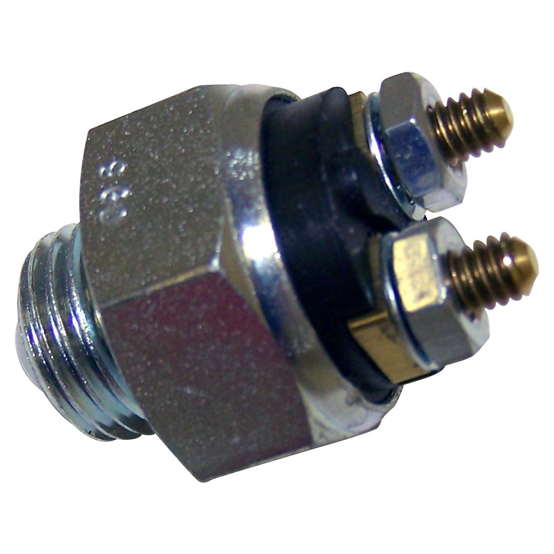 Crown Automotive Backup Light Switch, Metal, With 2 Threaded Terminals – J5350061