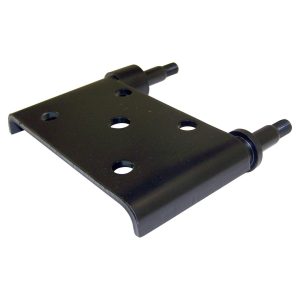 Crown Automotive Leaf Spring Plate, Black, Steel, With Stabilizer Link Stud, Single – J5359012