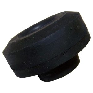 Crown Automotive Body Mount Bushings, Black, Rubber, With Upper Mount Bushing, Single – J5462447