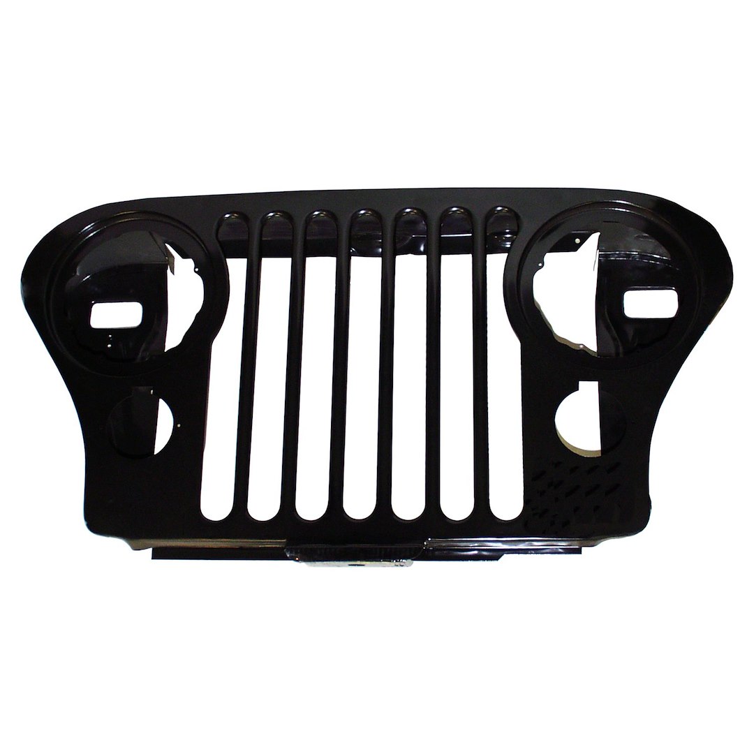 Crown Automotive Grille, OEM Replacement, Black, Steel – J5752656