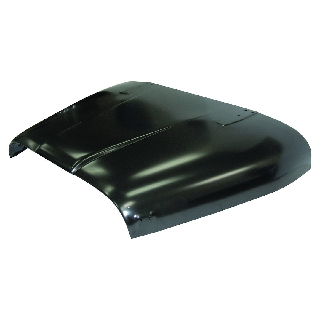 Crown Automotive Hood, OEM Replacement, Without Hood Scoops, Bolt on, Painted, Black, Steel – J5761180