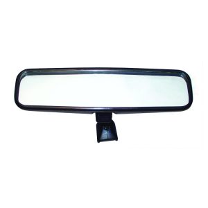 Crown Automotive Interior Rear View Mirror, Oval, 9-3/4 Inch Width, Black, Plastic – J8993023