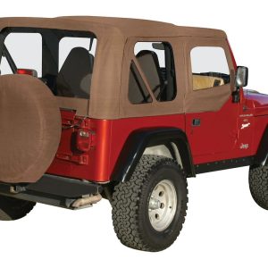 Crown Automotive Soft Top, Rt Off-Road, Spice, Vinyl, Includes Soft Upper Doors, Includes Clear Windows, Does Not Include Sunroof – RT10337