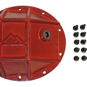 Crown Automotive Differential Cover, Rt Off-Road, Dana 35, 10 Bolt, Without Girdle, With Fill Plug, Without Drain Plug, Red, Steel – RT20025
