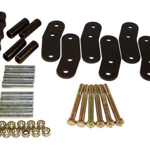 Crown Automotive Leaf Spring Shackle, Rt Off-Road, 3/4 Inch Lift, Non Greaseable, With Bushings, Set of 4 – RT21023