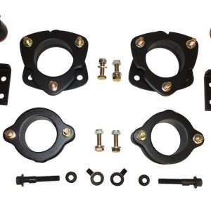 Crown Automotive Lift Kit Suspension, 2 Inch Front Lift, 2 Inch Rear Lift, Without Shock Absorbers IN Kit – Shock Change Not Necessary – RT21053