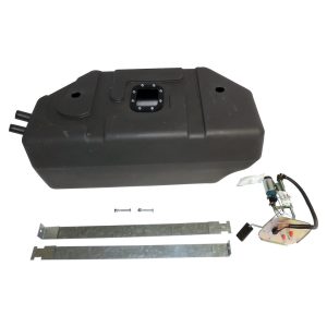 Crown Automotive Fuel Tank, Rt Off-Road, 20 Gallon Capacity, Black, Plastic/Steel/Rubber – RT22002