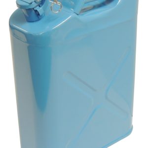 Crown Automotive Liquid Storage Container, Rt Off-Road, Blue, 5 Gallon, Free Standing, Steel, With Can Only, Designed to Hold Water – RT26020