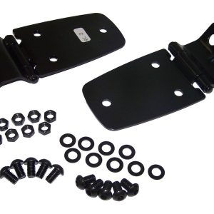 Crown Automotive Hood Hinge, Rt Off-Road, Black, Metal, Set of 2, With Hardware – RT26045