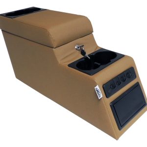 Crown Automotive Console, Rt Off-Road, Floor Mount, 27-1/4 Inch X 8-1/4 Inch X 12-1/2 Inch, Locking, Spice – RT27010