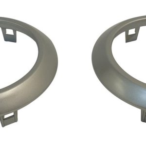Crown Automotive Dash Board Air Vent Trim, Rt Offroad, Brushed Silver, Set of 2 – RT27028