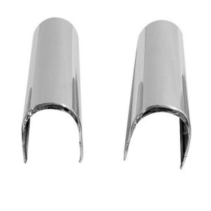 Crown Automotive Steering Wheel Spoke Cover, Rt Offroad, Chrome, Plastic, Mounts with Pre-Installed Adhesive Tape, Set of 4 – RT27039