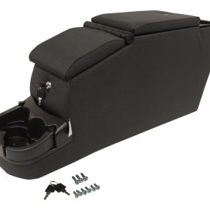Crown Automotive Console, Rt Offroad, Floor Mount, 27-1/4 Inch X 8-1/4 Inch X 12-1/4 Inch, Locking, Black – RT27047