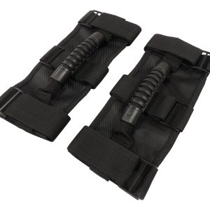 Crown Automotive Interior Grab Strap, Rt Offroad, Set of 2, Nylon/ Rubber, Black – RT27048