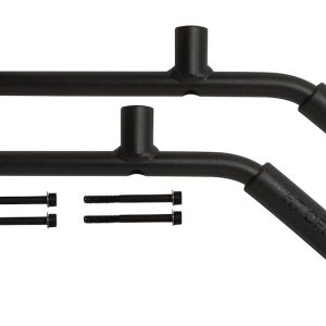 Crown Automotive Interior Grab Bar, Rt Offroad, Powder Coated, Black, Steel, Sound Bar Mount, Set of 2 – RT27058